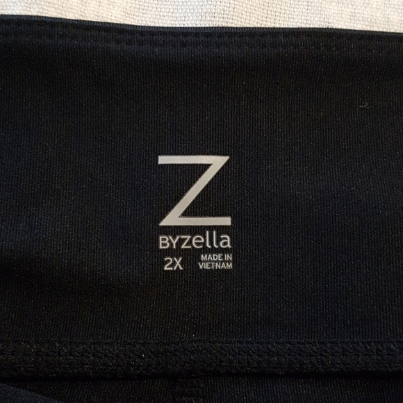 Zella women's black & orange cropped pants size 2X - Picture 3 of 5